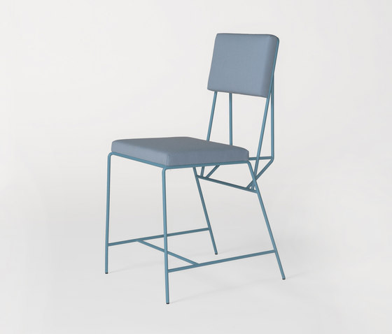 Hensen Chair steel / fabric for New Duivendrecht | Chaises | Tuttobene