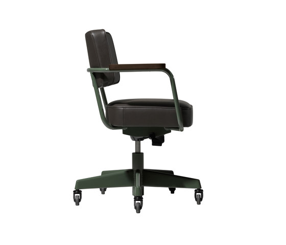 Fauteuil Direction Pivotant (Cuir) | Office chairs | Vitra