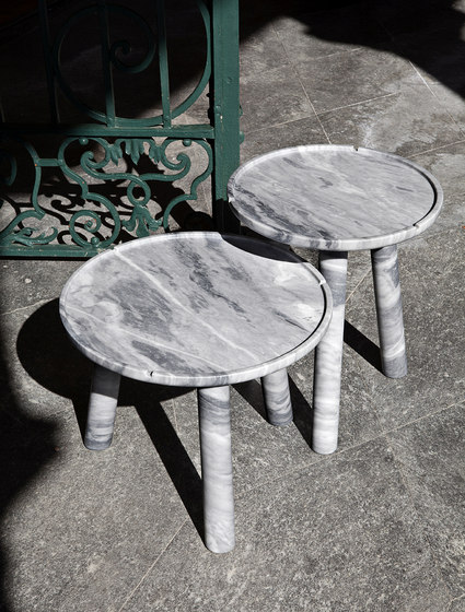 Stone Round Table | Tavolini alti | Exteta