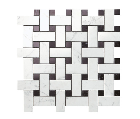 Marvel Stone basketweave cold | Ceramic tiles | Atlas Concorde
