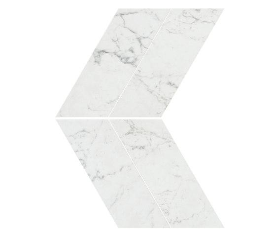 Marvel Stone chevron carrara pure | Ceramic tiles | Atlas Concorde