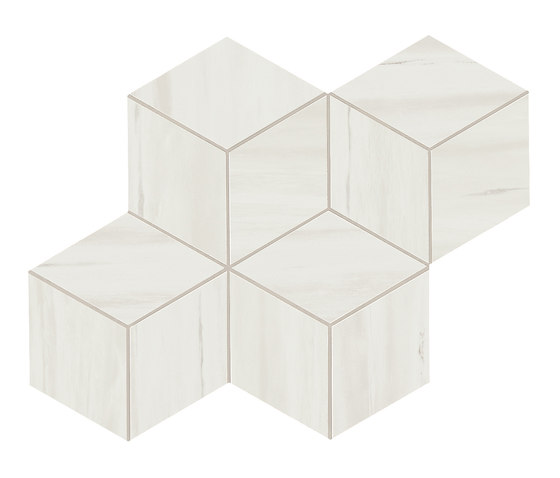 Marvel Stone mosaico esagono bianco dolomite | Ceramic tiles | Atlas Concorde