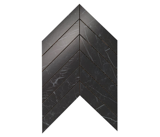 Marvel Stone chevron nero marquinia | Ceramic tiles | Atlas Concorde