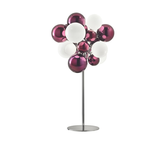 Digit Chandelier | Standing | mirrored purple | Free-standing lights | Babled