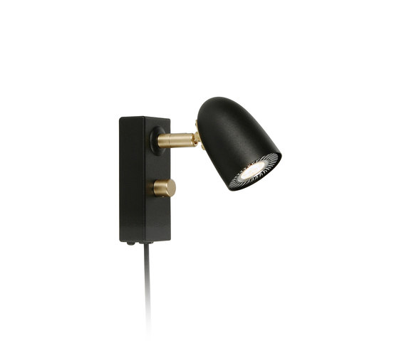 RADIELL V5812-86 BLACK STRUCTURE/BRASS - Wall-mounted spotlights from Belid PRO Architonic