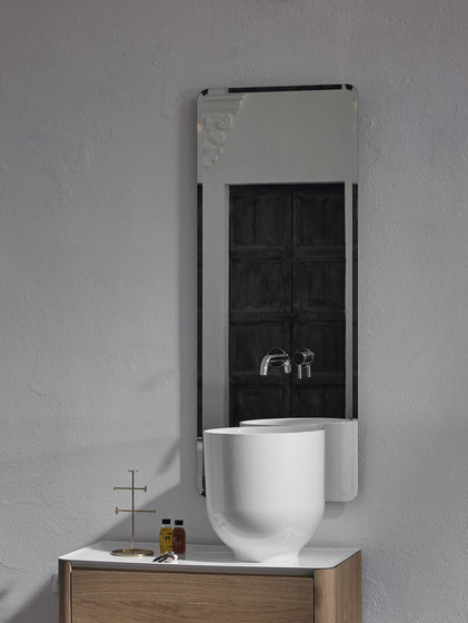 Origin Wall Mounted Simple Mirror | Miroirs de bain | Inbani