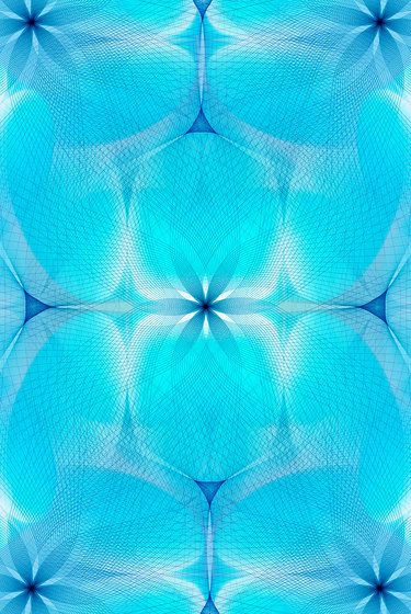 Spiroflower | blue | Teppichböden | moooi carpets