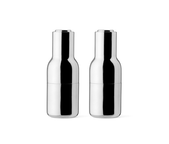 Bottle Grinder | Mirror Polished Stainles Steel, 2-pack | Sale & Pepe | Audo Copenhagen
