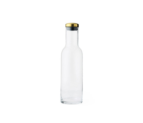 Bottle Carafe | 1 L w. Brass Lid | Dekanter / Karaffen | Audo Copenhagen