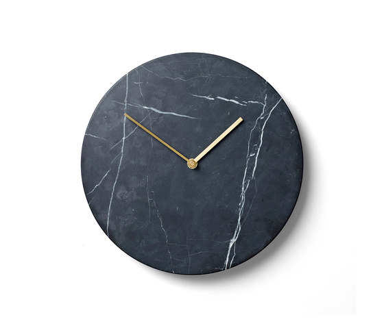 Marble Wall Clock | Black | Horloges | Audo Copenhagen