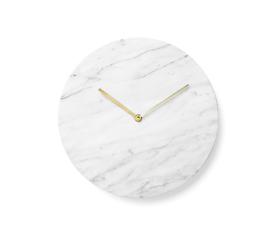 Marble Wall Clock | White | Clocks | Audo Copenhagen