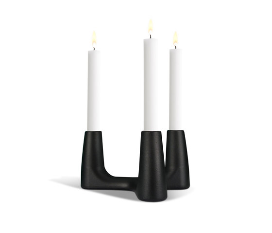 Adamant black | Candlesticks / Candleholder | Bent Hansen