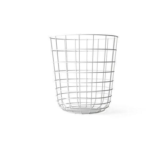 Wire Bin White | Waste baskets | Audo Copenhagen