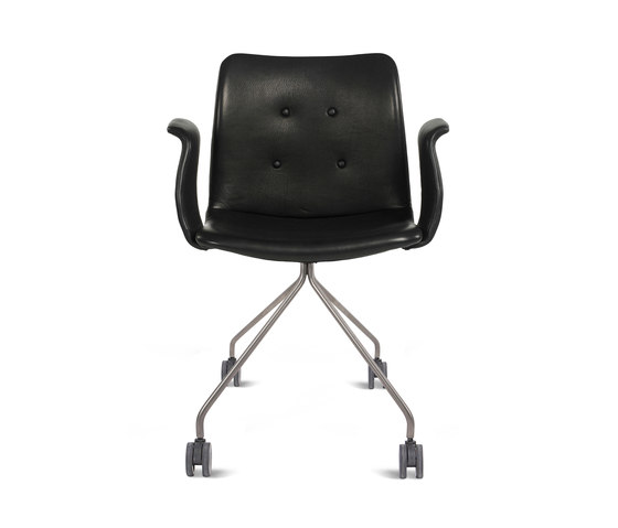 Primum Arm Chair stainless wheel base | Sedie | Bent Hansen