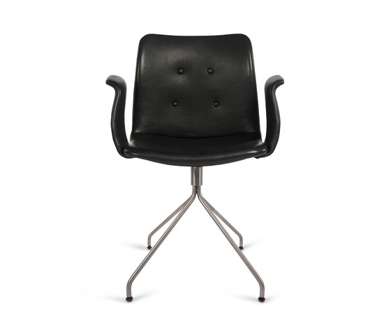 Primum Arm Chair stainless swivel base | Chairs | Bent Hansen