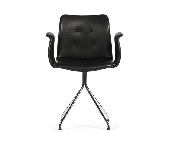 Primum Arm Chair chrome fixed base | Stühle | Bent Hansen