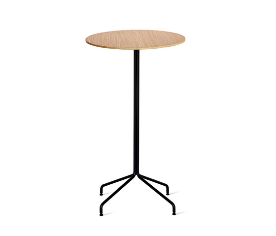 Primum Bar Table oak top black base | Tavoli alti | Bent Hansen