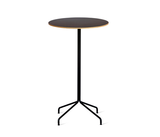 Primum Bar Table linoleum top black base | Tavoli alti | Bent Hansen