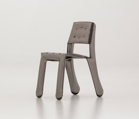 Chippensteel 0.5 Chair Raw Steel | Chaises | Zieta