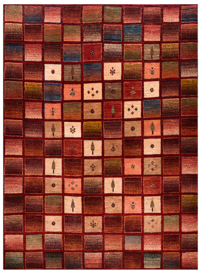 Gabbehs Geometric Squares Revisited 6 | Tapis / Tapis de designers | Zollanvari