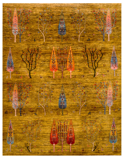 Transitional Formal Woodland at Noon, Into the Woods | Rugs | Zollanvari