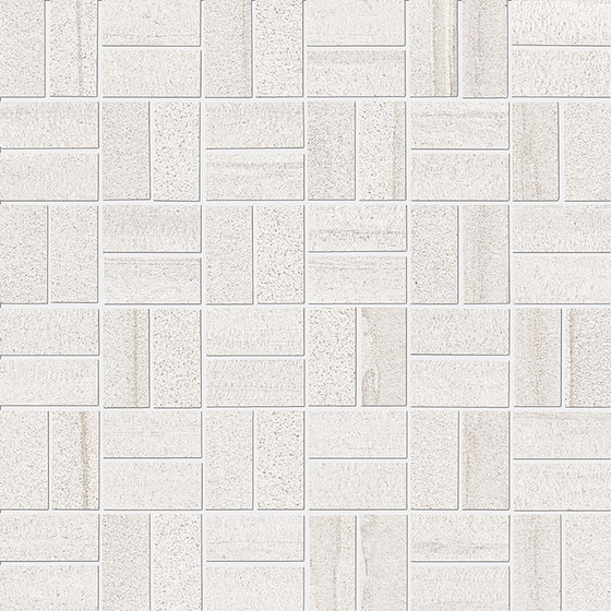 Evo-Q White Mosaico Domino | Mosaici ceramica | EMILGROUP
