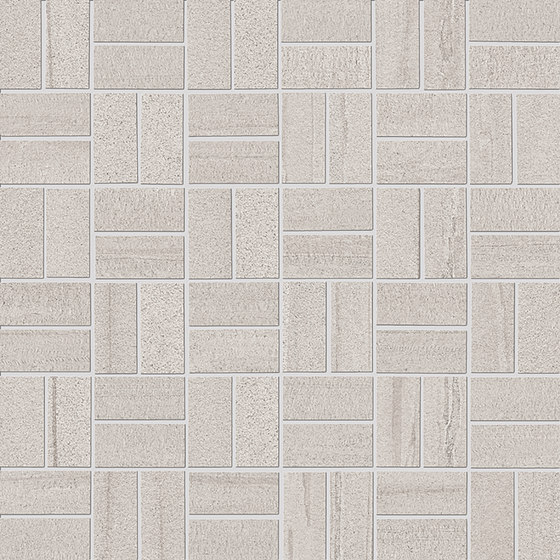 Evo-Q Light Grey Mosaico Domino | Mosaïques céramique | EMILGROUP
