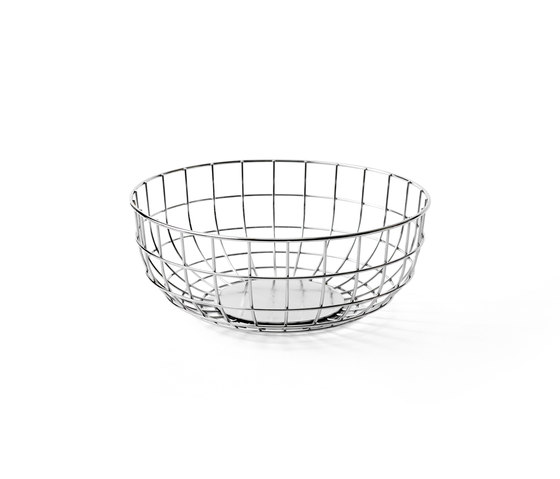 Norm Wire Bowl | Chrome | Storage boxes | Audo Copenhagen