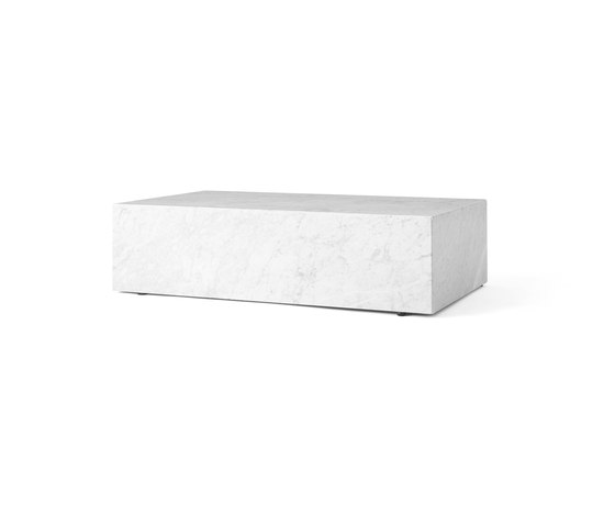 Plinth Low | White Marble | Tavolini bassi | Audo Copenhagen