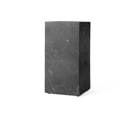 Plinth Tall | Black Marble | Beistelltische | Audo Copenhagen
