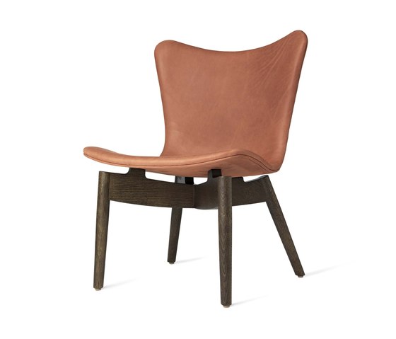 Shell Lounge Chair - Dunes Rust - Sirka Grey Oak | Armchairs | Mater