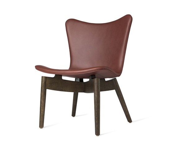 Shell Lounge Chair - Ultra Cognac - Sirka Grey Oak | Armchairs | Mater