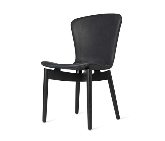 Shell Dining Chair - Dunes Anthrazit - Black Oak | Sedie | Mater