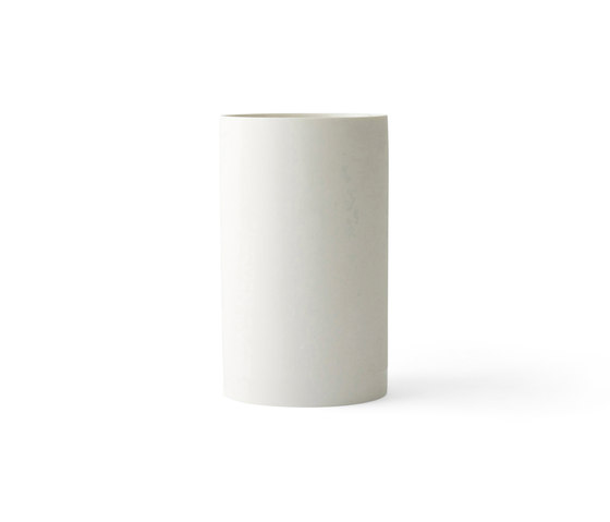 Cylindrical Vase | L White | Vasen | Audo Copenhagen