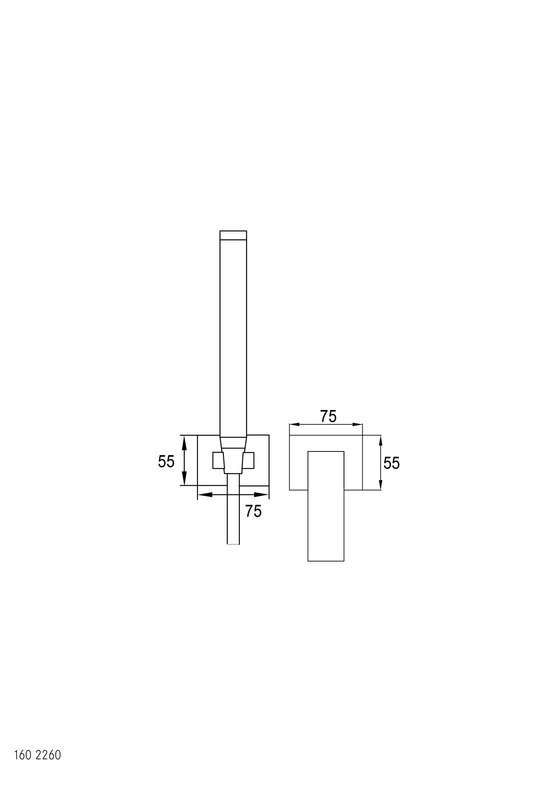 160 2260 Single lever shower mixer | Rubinetteria doccia | Steinberg