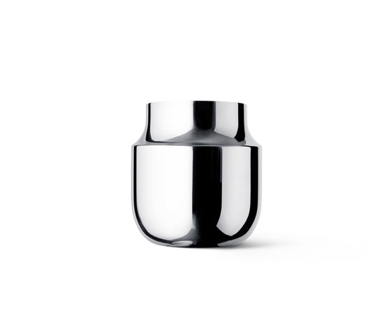 Tactile Vase Wide | Stainless Steel | Vasen | Audo Copenhagen