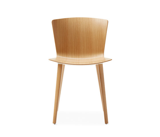 Slam Side Chair Wood Leg Base | Sedie | Leland International