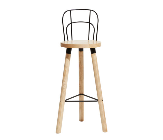 Partridge Bar Stool with Backrest | Sgabelli bancone | DesignByThem