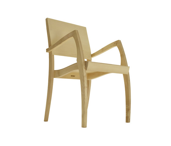 Grasshopper | GH2 stackable chair with armrest | Chaises | Sixay Furniture