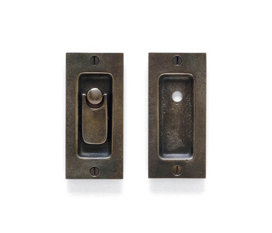 Pocket Door Sets - CS-FP203IML-PR | Flush pull handles | Sun Valley Bronze