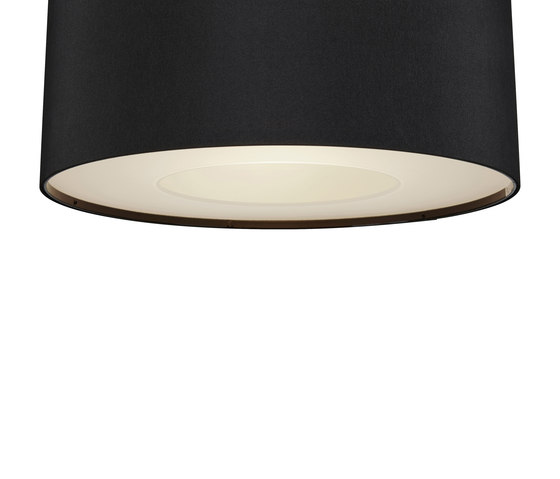 Paso Wood 35 P1 pendant light in oak and black fabric | Suspended lights | Darø