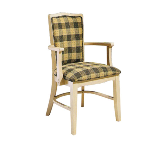 Wood Dining Chair with Armrest | Sedie | BK Barrit