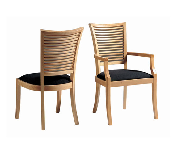 Wood Dining Chair with Armrest | Stühle | BK Barrit