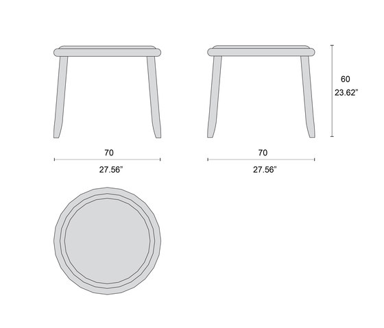 4208/3 tavolini salotto | Tavolini alti | Tecni Nova