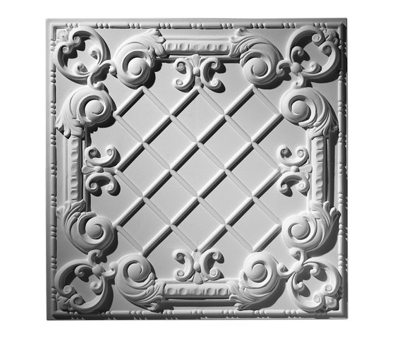 Baroque Panel Ceiling Tile | Lastre minerale composito | Above View Inc