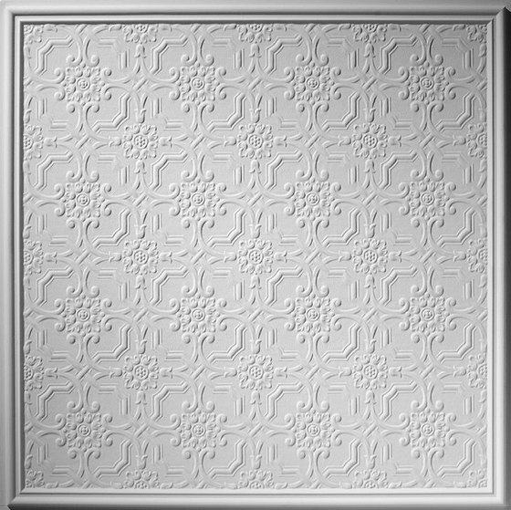 Bell & Flower Ceiling Tile | Mineralwerkstoff Platten | Above View Inc