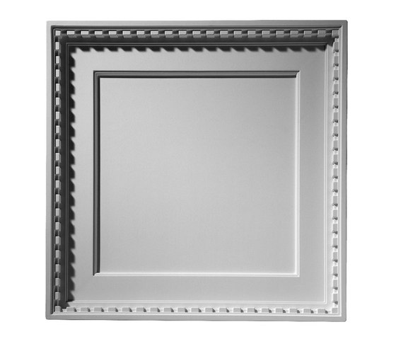 Coffered Dentil Ceiling Tile | Mineralwerkstoff Platten | Above View Inc