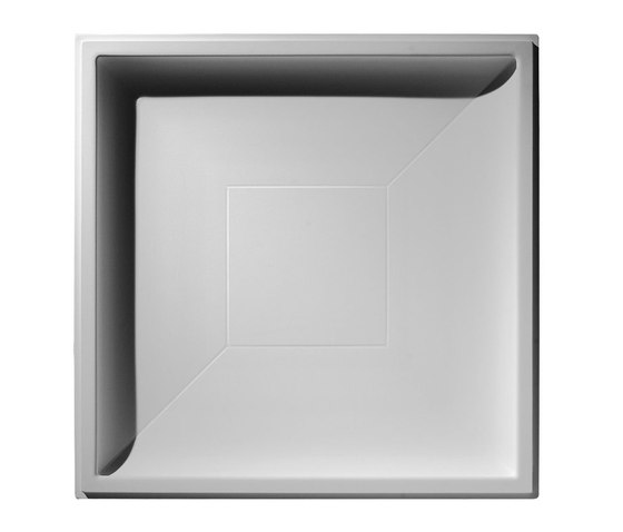 Contemporary Coffer Ceiling Tile | Lastre minerale composito | Above View Inc