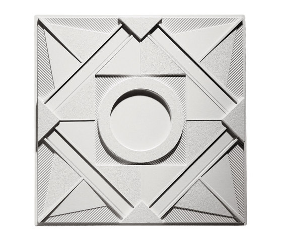 Deco 1 - Circle Ceiling Tile | Compuesto mineral planchas | Above View Inc
