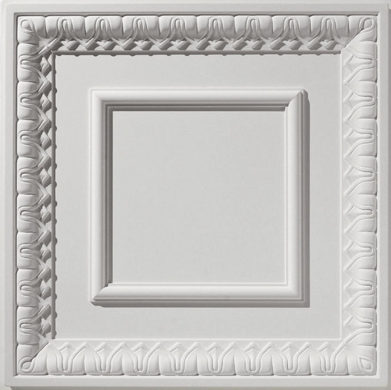 English Lamb's Tongue Ceiling Tile | Mineralwerkstoff Platten | Above View Inc
